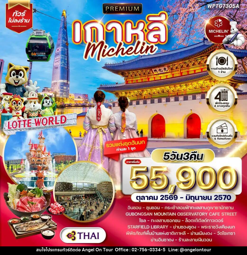 ทัวร์เกาหลี - โซล - บริษัท แองเจิลออนทัวร์ จำกัด