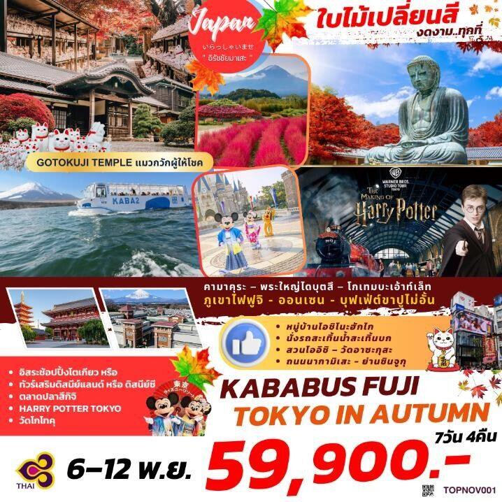 ทัวร์ญี่ปุ่น KABABUS FUJI TOKYO IN AUTUMN - บริษัท แองเจิลออนทัวร์ จำกัด ทัวร์ญี่ปุ่น KABABUS FUJI TOKYO IN AUTUMN - บริษัท แองเจิลออนทัวร์ จำกัด